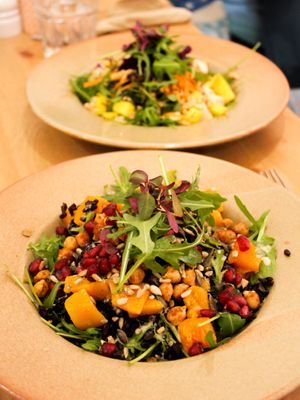 butternut squash salad at 269 Vegan in Perth