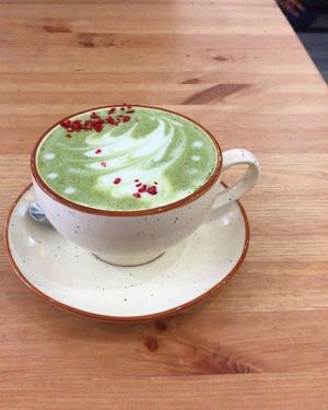 The best oat milk matcha latte around at 269 Vegan in Perth