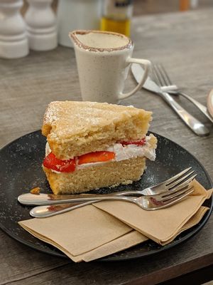 Best ever Victoria Sponge at 269 Vegan in Perth