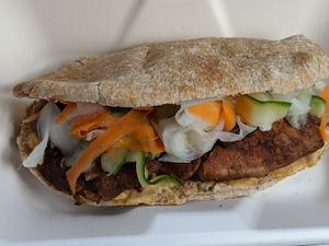 Banhmi pitta 💗 at 269 Vegan in Perth