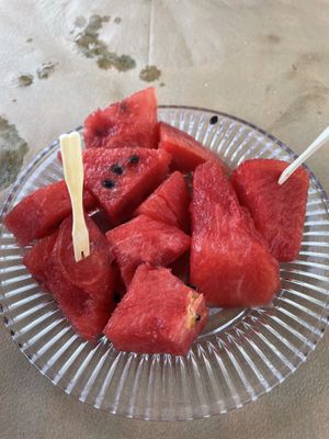 A gift from kitchen  at Malibu Taverna in Corfu