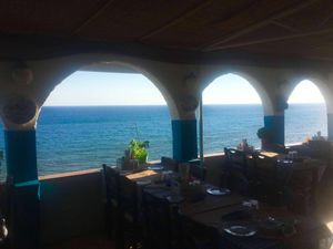 Amazing views at Malibu Taverna in Corfu