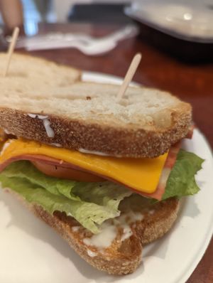 BLT sandwich. Acceptable. Very fresh and the bread was yummy.   at Vegan Danish Bakery in Toronto