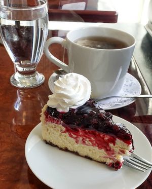 Blueberry Cheesecake at Vegan Danish Bakery in Toronto
