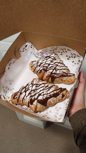 Chocolate Croissants at Vegan Danish Bakery in Toronto