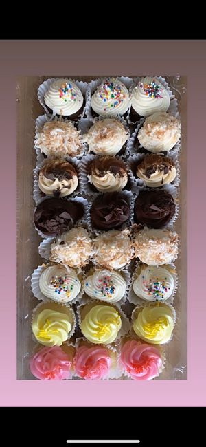 Mini cupcakes   at Vegan Danish Bakery in Toronto