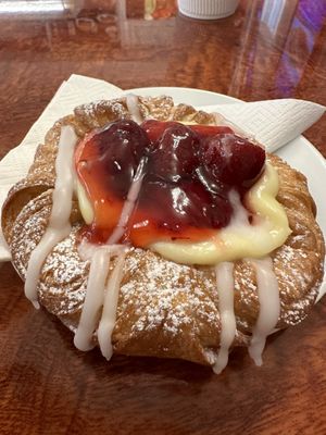 Strawberry danish   at Vegan Danish Bakery in Toronto