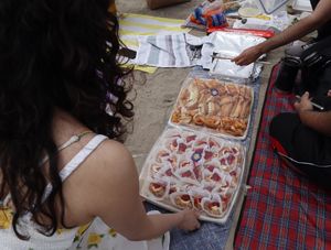 VDB goodies at our beach picnic   at Vegan Danish Bakery in Toronto
