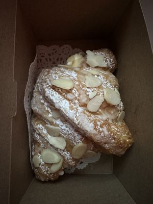 Wonderful croissant   at Vegan Danish Bakery in Toronto