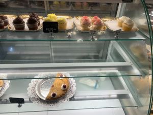 Dessert Case at Vegan Danish Bakery in Toronto
