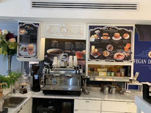 Menu at Vegan Danish Bakery in Toronto