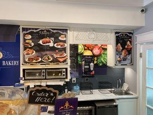 Menu at Vegan Danish Bakery in Toronto