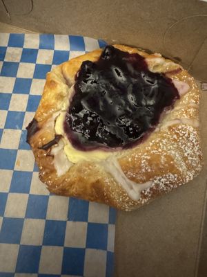 Blueberry danish  at Vegan Danish Bakery in Toronto