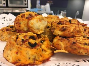 Pizza swirl! at Vegan Danish Bakery in Toronto