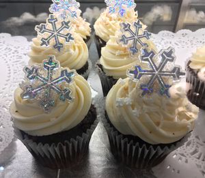 Vegan cupcakes at Vegan Danish Bakery in Toronto