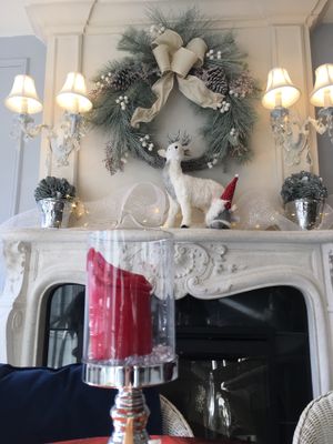 Cutest winter dècor! at Vegan Danish Bakery in Toronto