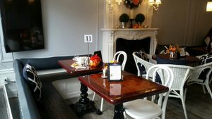 Interior at Vegan Danish Bakery in Toronto