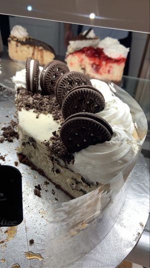 Oreo cheesecake  at Vegan Danish Bakery in Toronto
