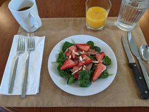 Breakfast Day 1 at Sundogs Bed and Breakfast in Shepherdstown