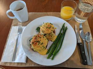 Breakfast Day 2 at Sundogs Bed and Breakfast in Shepherdstown