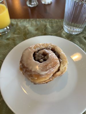 Cinnamon bun  at Sundogs Bed and Breakfast in Shepherdstown