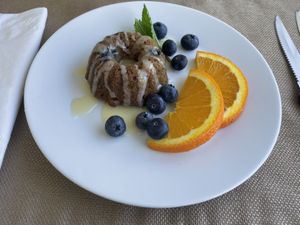 Lemon blueberry Bundt cake   at Sundogs Bed and Breakfast in Shepherdstown