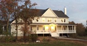 Sunrise at Sundogs. Taken late October 2018, just as construction was wrapping up and we were about to open!  at Sundogs Bed and Breakfast in Shepherdstown