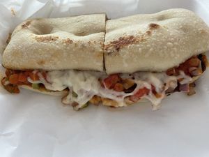 Vegan SPO sub  at Bodacious Bakehouse in Virginia Beach