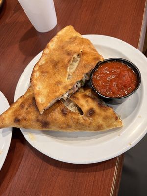 Vegan veggie calzone   at Bodacious Bakehouse in Virginia Beach