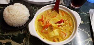 Vegan Red Curry at KB's Thai Hut in Sacramento