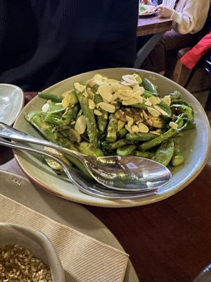 Mixed seasonal greens  at T Bar Restaurant in Thredbo