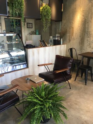 Inside view at AIRbarre Cafe in Phuket