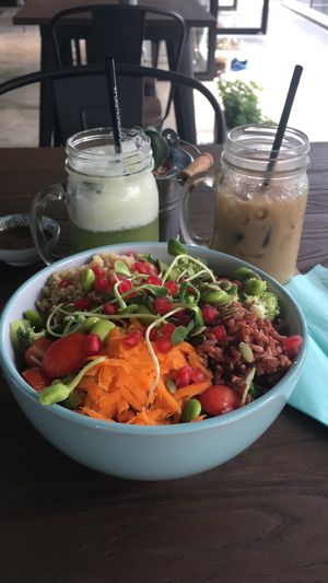 The power ball at AIRbarre Cafe in Phuket