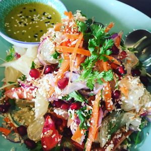 Pomelo & Pomegranate Salad at AIRbarre Cafe in Phuket