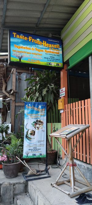 Entrance at Taste From Heaven in Koh Phangan