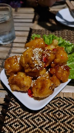 Spicy cauliflower bites at Taste From Heaven in Koh Phangan