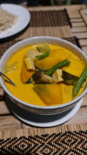 Pumpkin curry at Taste From Heaven in Koh Phangan