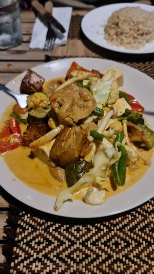 Penang curry at Taste From Heaven in Koh Phangan