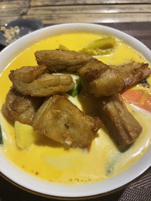 Vegan duck curry - must order   at Taste From Heaven in Koh Phangan