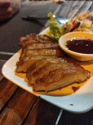 Vegan chicken at Taste From Heaven in Koh Phangan