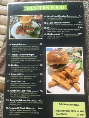 Menu 2023  at Taste From Heaven in Koh Phangan