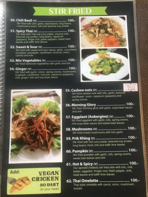 Menu 2023  at Taste From Heaven in Koh Phangan