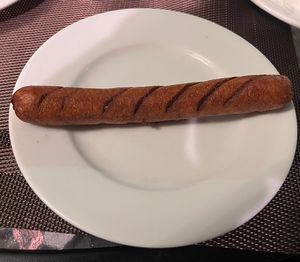 Vegan sausage  at Taste From Heaven in Koh Phangan