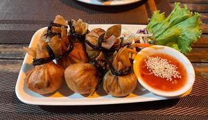 Money bags  at Taste From Heaven in Koh Phangan