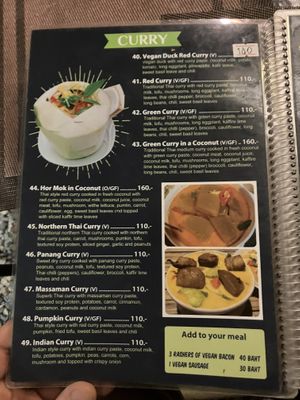 menu  at Taste From Heaven in Koh Phangan