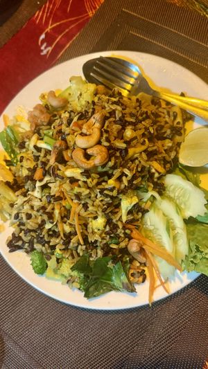 Fried pineapple veg rice  at Taste From Heaven in Koh Phangan