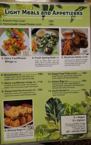 Menu Dec 2024 page 1 of 7 at Taste From Heaven in Koh Phangan