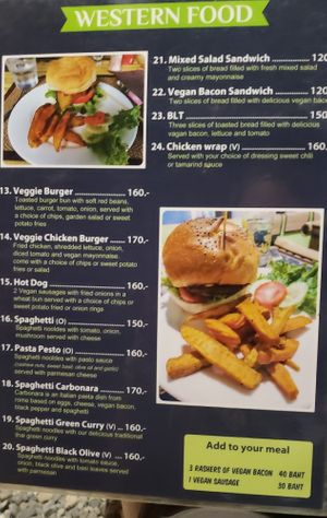 Menu Dec 2024 page 2 at Taste From Heaven in Koh Phangan