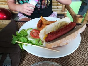 Hotdog at Taste From Heaven in Koh Phangan
