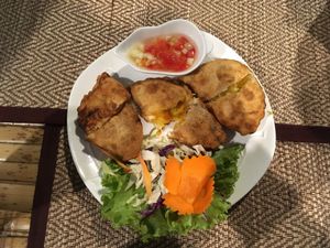 Samosas at Taste From Heaven in Koh Phangan
